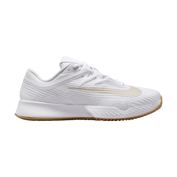 Zapatillas Padel Hombre Nike Vapor Pro 3 Clay  White/Light Orewood Brown/Linen HQ6034100