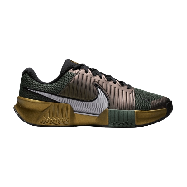 Zapatillas Padel Hombre Nike Zoom GP Challenge Pro Clay Premium  Camo Green/Pure Platinum/Metallic Gold IM4112300