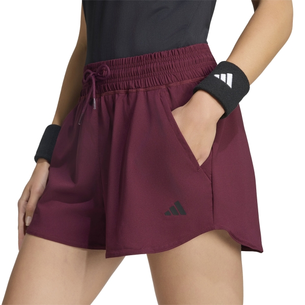 Women's Padel Skirts and Shorts adidas Club 2in Shorts  Maroon KQ8263