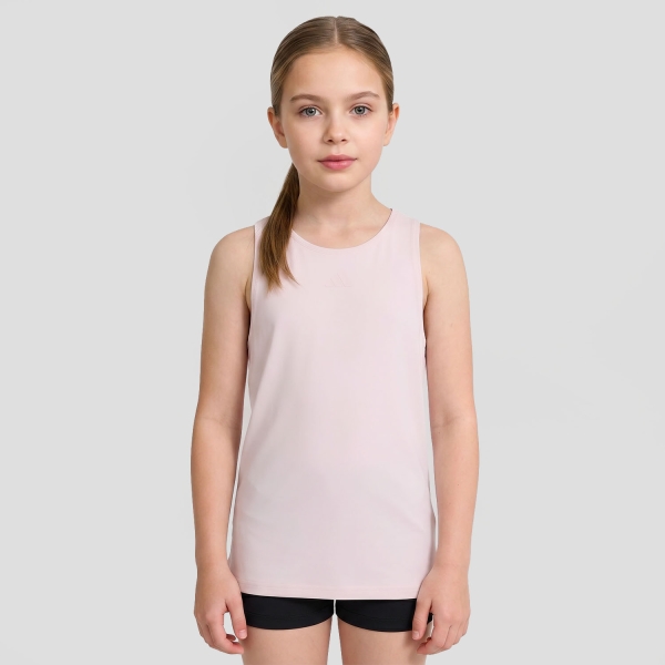 Top e Maglia Padel Bambina adidas Club Pro Canotta Bambina  Distilled Pink KX2137