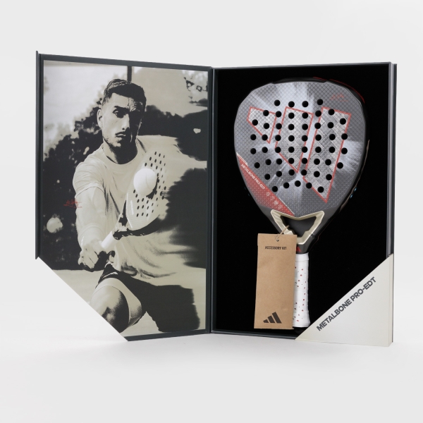 adidas Metalbone PRO-EDT Padel - Black/Red