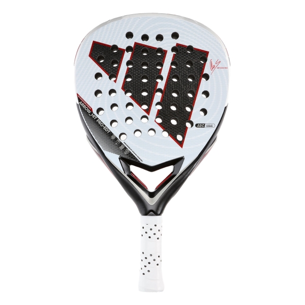 adidas PRO-EDT Padel Racket adidas Arrow Hit PROEDT Padel  White/Red AR1AB7U69