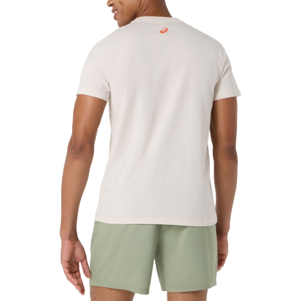 ASICS Court Core Graphic T-Shirt - Soft Oat