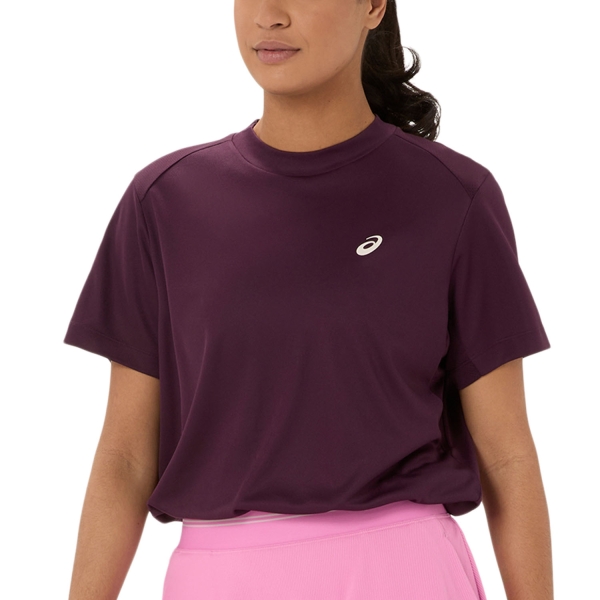 ASICS Court Pro T-Shirt - Dark Aubergine