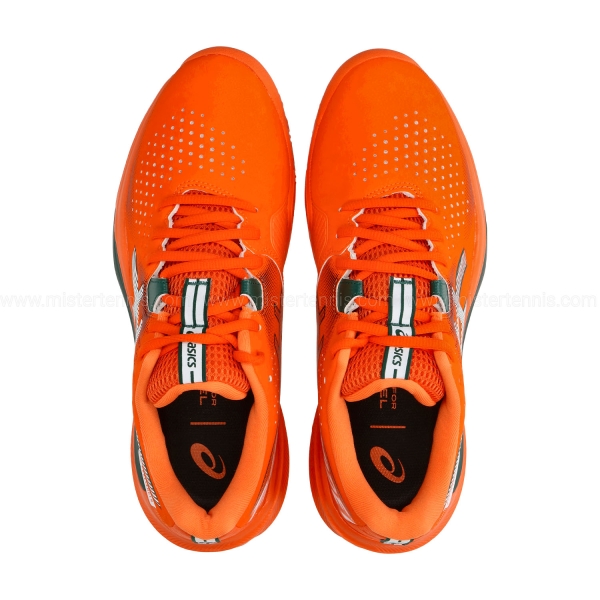 ASICS Gel Challenger 15 Padel - Energy Orange/Jewel Green