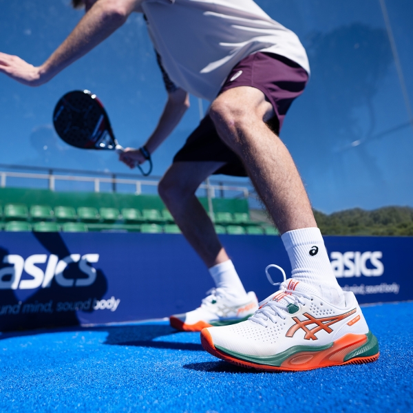 ASICS Gel Challenger 15 Padel - White/Energy Orange
