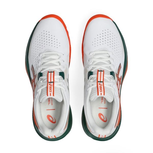 ASICS Gel Challenger 15 Padel - White/Energy Orange