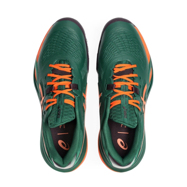ASICS Gel Resolution X Padel - Jewel Green/Energy Orange
