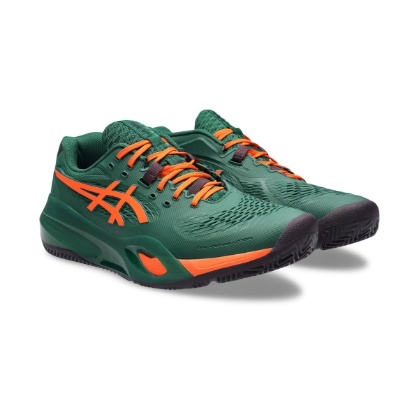 ASICS Gel Resolution X Padel - Jewel Green/Energy Orange