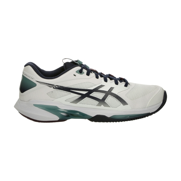 Scarpe Padel Uomo ASICS Solution Speed FF 4 Clay  White/Midnight 1041A533102