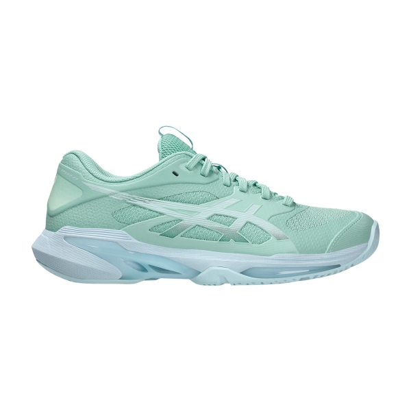 Women's Padel Shoes ASICS Solution Speed FF 4  Oasis Green/Light Blue 1042A307300