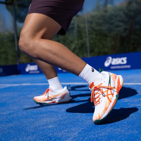 ASICS SONICSMASH FF - White/Energy Orange