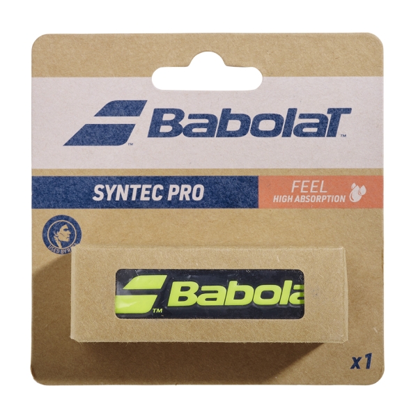 Grip Padel Babolat Syntec Pro Grip  Black/Fluo Yellow 670051232
