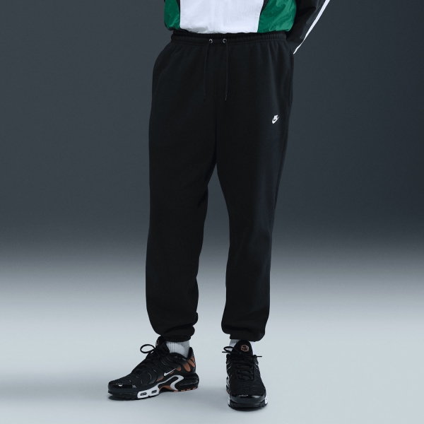 Pantalone e Tight Padel Uomo Nike Club Fleece Pantaloni  Black/White FN3808010
