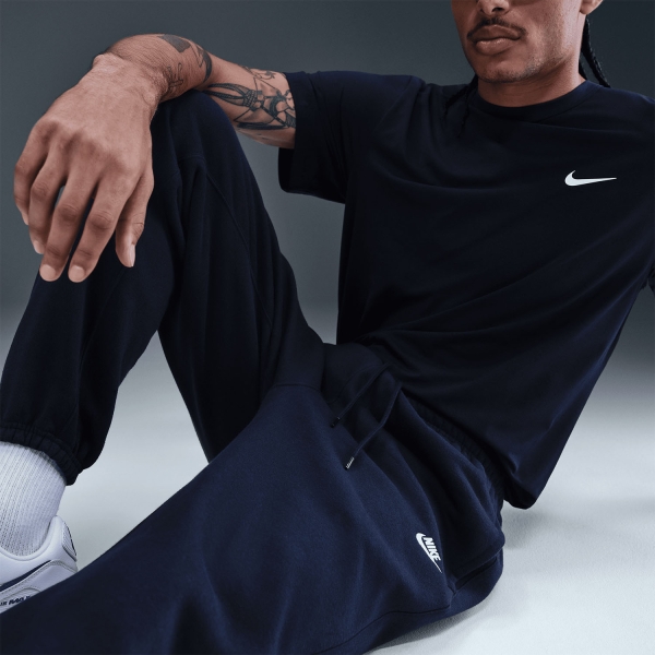 Nike Club Fleece Pantaloni - Obsidian/White