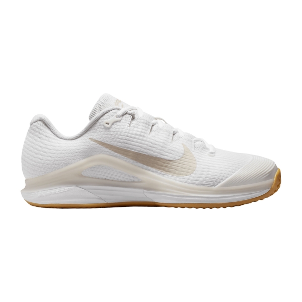 Zapatillas Padel Hombre Nike Vapor 12 Clay  White/Light Orewood Brown/Summit White/Linen HQ6026100