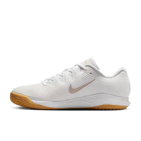 Nike Vapor 12 Clay - White/Light Orewood Brown/Summit White/Linen