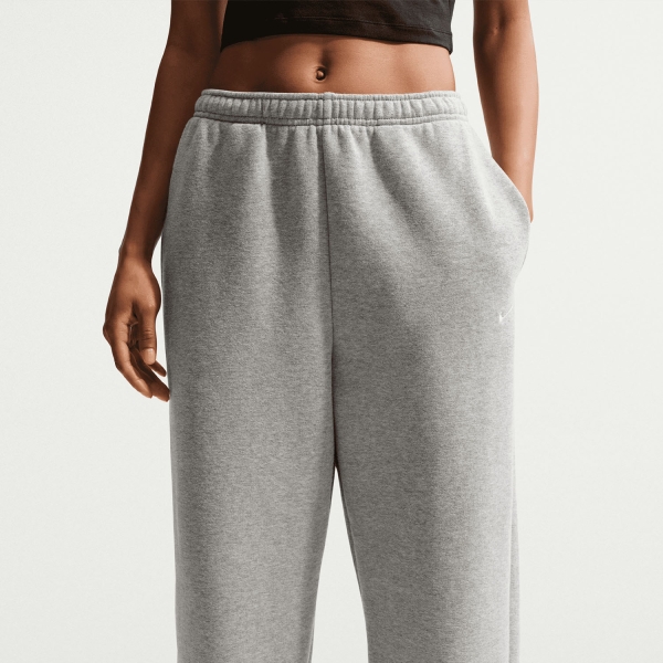 Nike Studio Fleece Pants - Dark Grey Heather/Sail