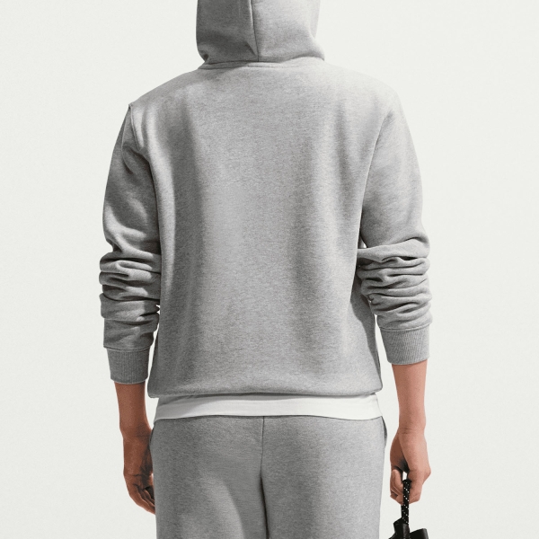Nike Studio Fleece Hoodie - Dark Grey Heather/Sail