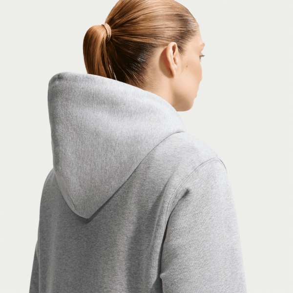 Nike Studio Fleece Hoodie - Dark Grey Heather/Sail