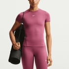 Nike One T-Shirt - Pink Smoke/White Nike One T-Shirt - Pink Smoke/White