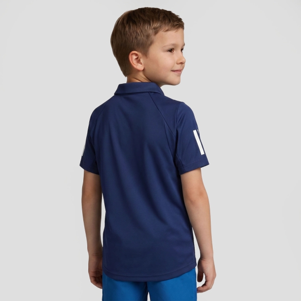 adidas Club 3 Stripes Polo Boy - Dark Blue