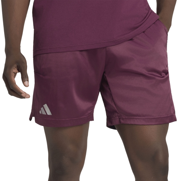 Men's Padel Shorts adidas CLIMACOOL Ergo Pro 7in Shorts  Maroon KR0484
