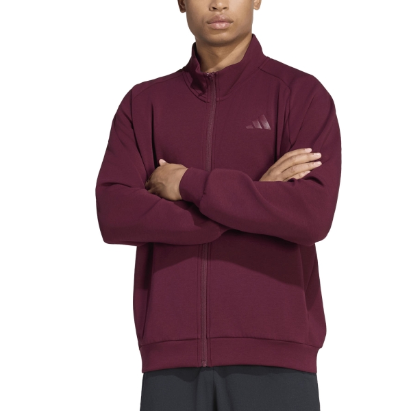 Chaqueta Padel Hombre adidas Cover Up Chaqueta  Maroon KW2036