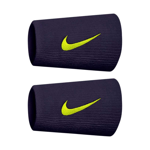 Padel Wristbands Nike Premier Large Wristbands  Purple Dynasty/Lemon Venom N.000.2466.577.OS