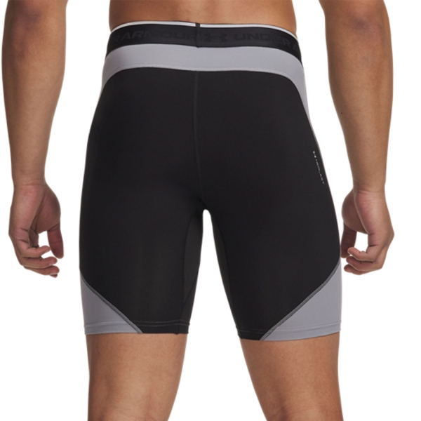 Under Armour HeatGear Elite Mallas Cortas - Ultimate Black/Steel/Reflective