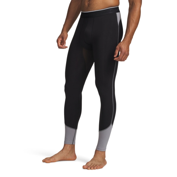 Men's Underwear Under Armour HeatGear Elite Long Tights  Ultimate Black/Steel/Reflective 60153860009