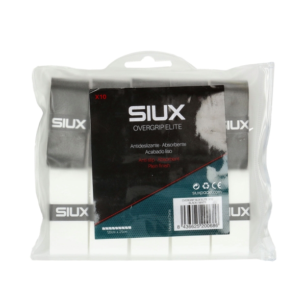 Padel Overgrip Siux Elite x 10 Overgrip  White/Black 200163