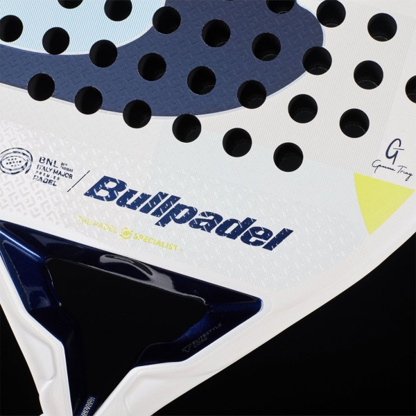 Bullpadel Elite W Rome Padel - White/Blue