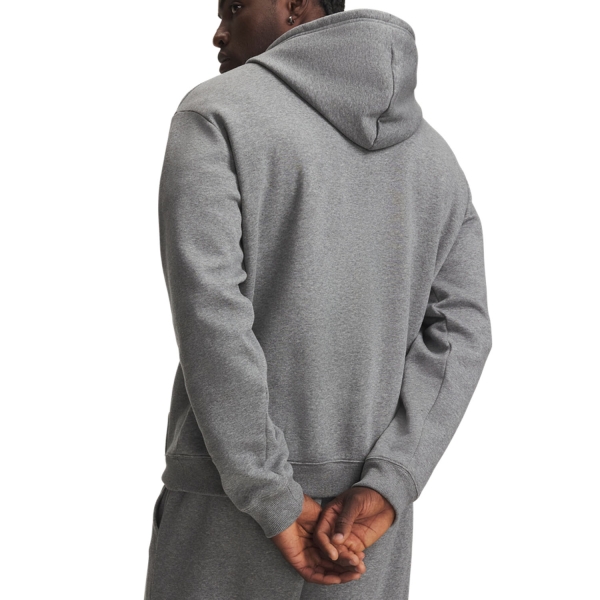 Under Armour Rival FLC Sudadera - Castlerock Light Heather/White