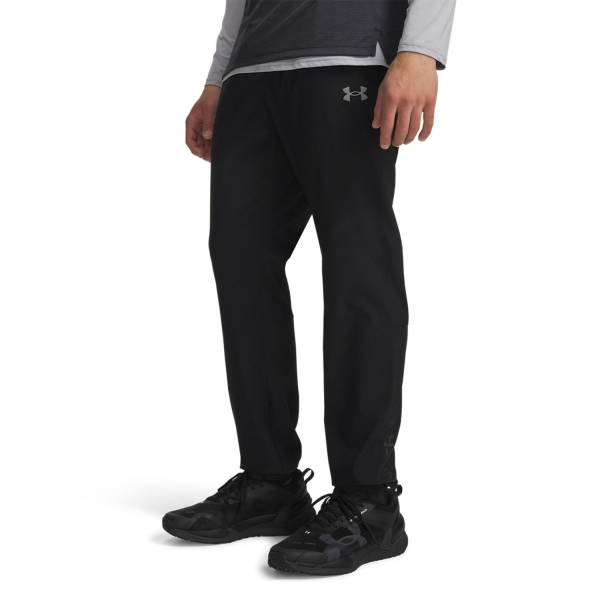 Pant y Tights Padel Hombre Under Armour Tech Utility Woven Pantalones  Black 60138020001