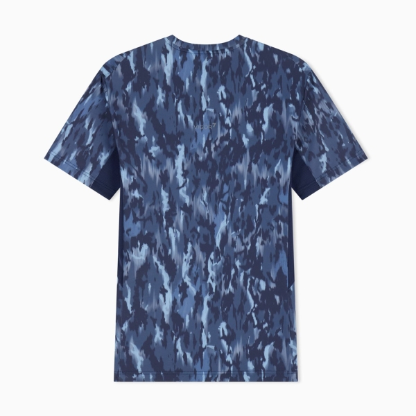 EA7 VIGOR7 T-Shirt - Fancy Camou Navy Blue