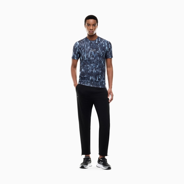 EA7 VIGOR7 T-Shirt - Fancy Camou Navy Blue