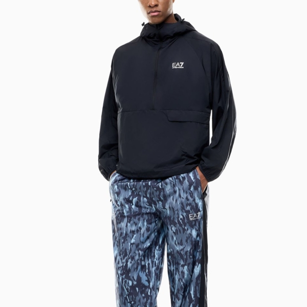 Men's Padel Suit EA7 VENTUS7 Graphic Tracksuit  Dark Navy/Fancy Camou Blue 7M002162AF26223MB183
