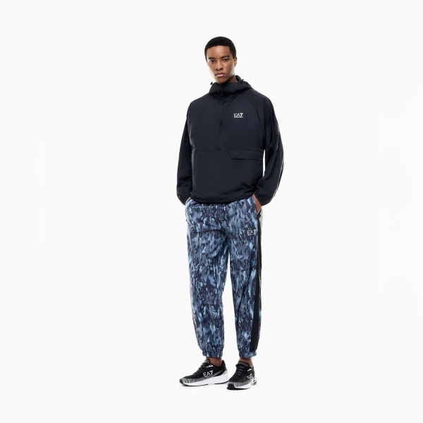 EA7 VENTUS7 Graphic Tracksuit - Dark Navy/Fancy Camou Blue