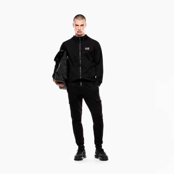 EA7 Core Identity Hoodie - Black