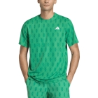 adidas Club CLIMACOOL Graphic Camiseta - Semi Court Green/Collegiate Green