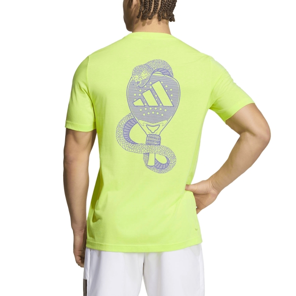 adidas Padel Graphic Camiseta - Semi Frozen Lemon