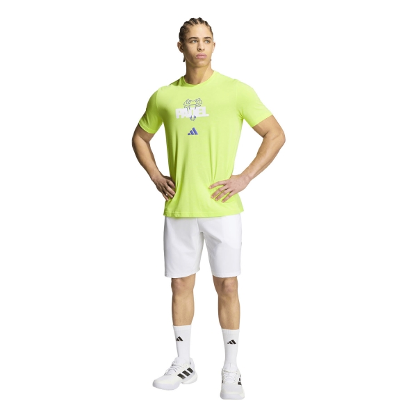 adidas Padel Graphic Camiseta - Semi Frozen Lemon