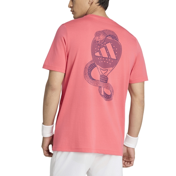 adidas Padel Graphic T-Shirt - Pure Turbo