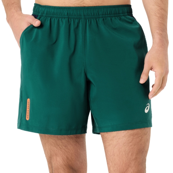 Men's Padel Shorts ASICS Court Pro 7in Shorts  Jewel Green 2041A350301