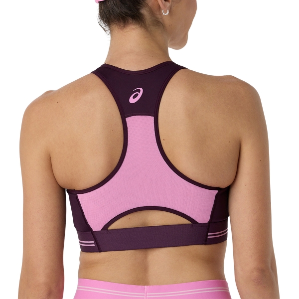 ASICS Game Pro Sports Bra - Dark Aubergine/Bubblegum