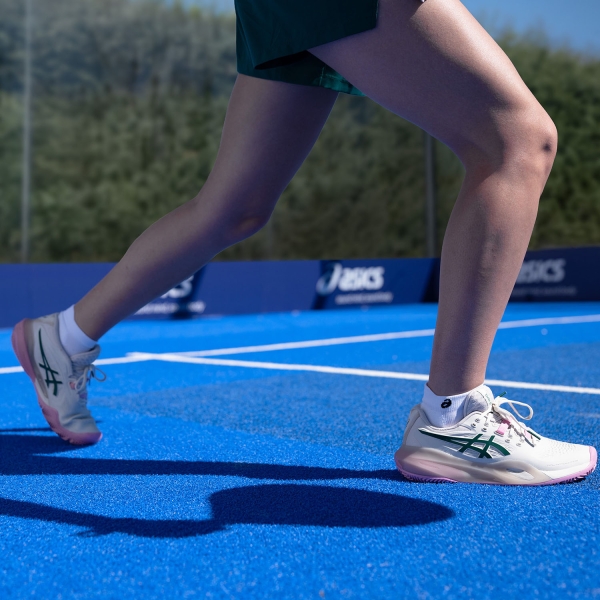 ASICS Gel Resolution X Padel - Soft Oat/Jewel Green