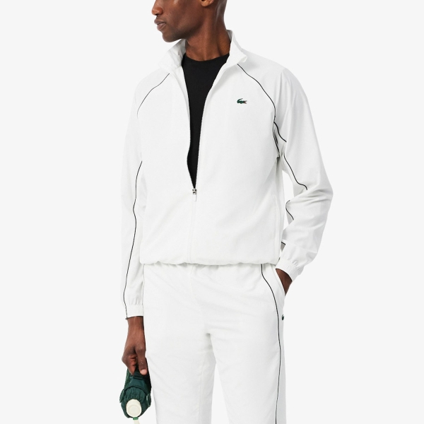 Giacca Padel Uomo Lacoste Performance Giacca  Blanc/Noir BH6592AU8
