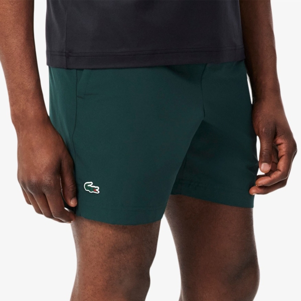 Shorts Padel Hombre Lacoste Reflective Accent Ultra Dry 7in Shorts  Vert GH6739YZP