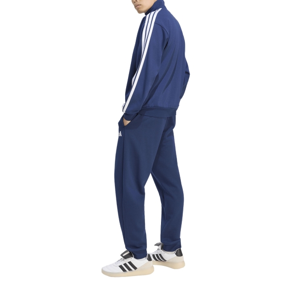 adidas 3 Stripes Logo Tuta - Team Navy Blue 2/White